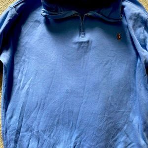 Ralph Lauren polo 3/4 zip light blue pullover